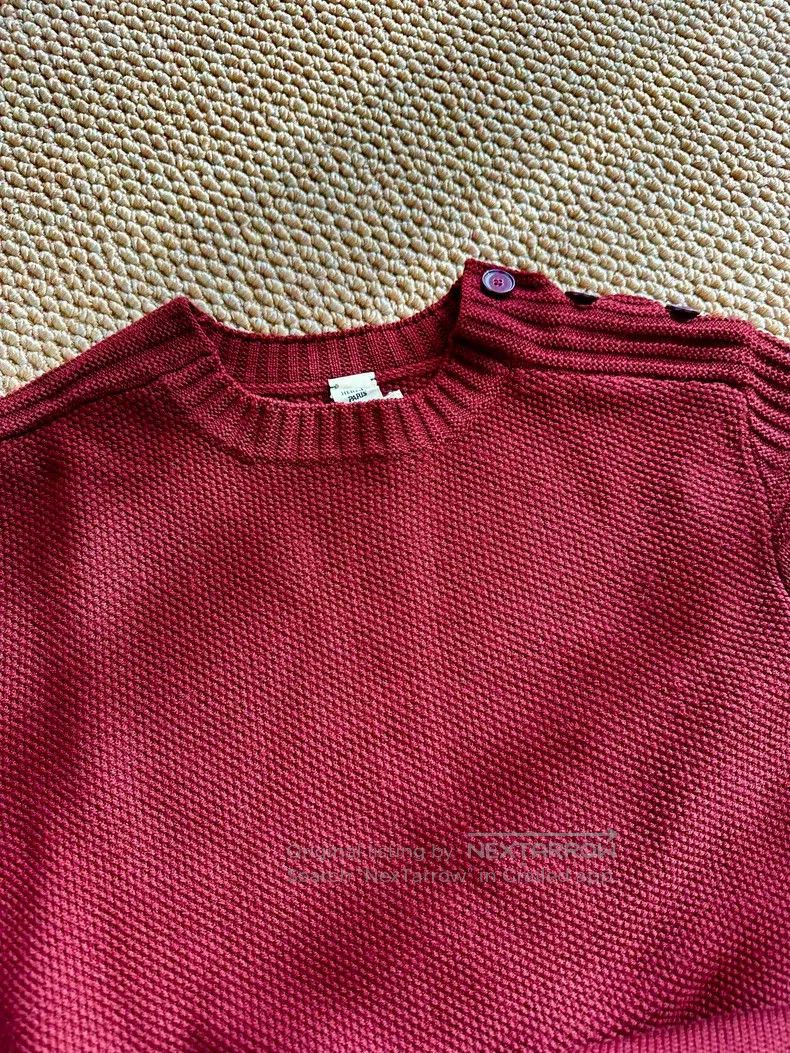 Hermes Hermes Jujube Red Wool Blended Knit Slim Dress, Women's Size XS / US 0-2 / IT 36-38 - 6 Thumbnail