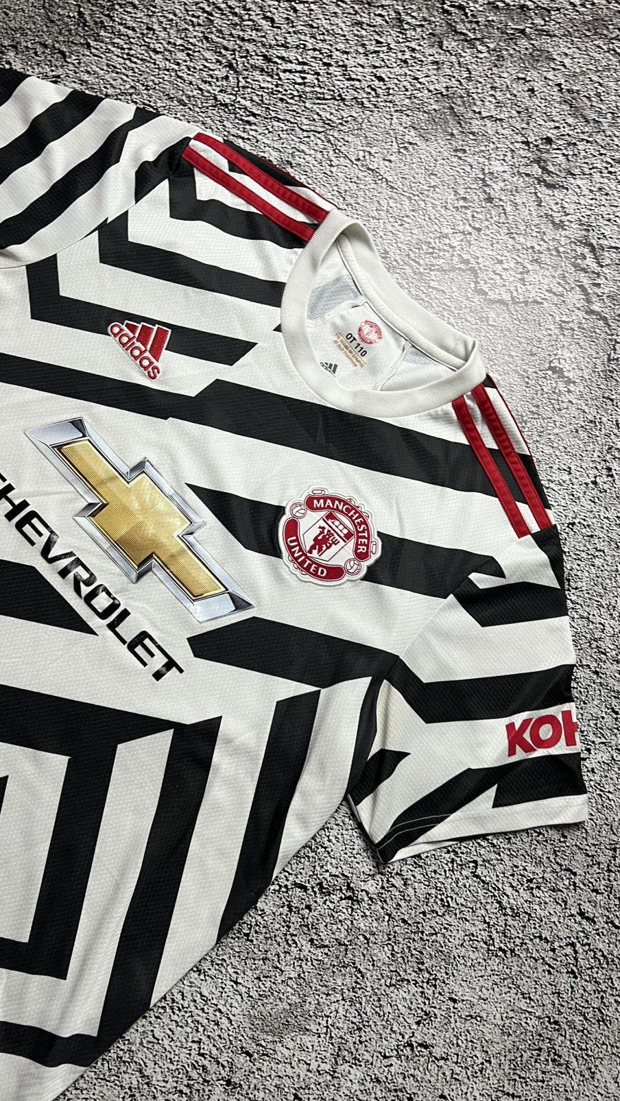 Adidas 2020-2021 Manchester united third kit adidas jersey zebra Size US L / EU 52-54 / 3 - 2 Thumbnail