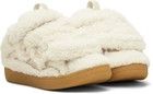 Lanvin os11x0326 Curb Shearling Sneakers in White Size US 11 / EU 44 - 4 Thumbnail