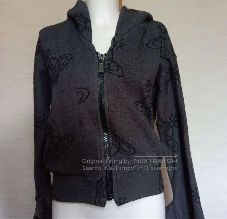Vivienne Westwood Vivienne Westwood Full-print cat paw sweatshirt jacket Size M / US 6-8 / IT 42-44 - 1 Thumbnail