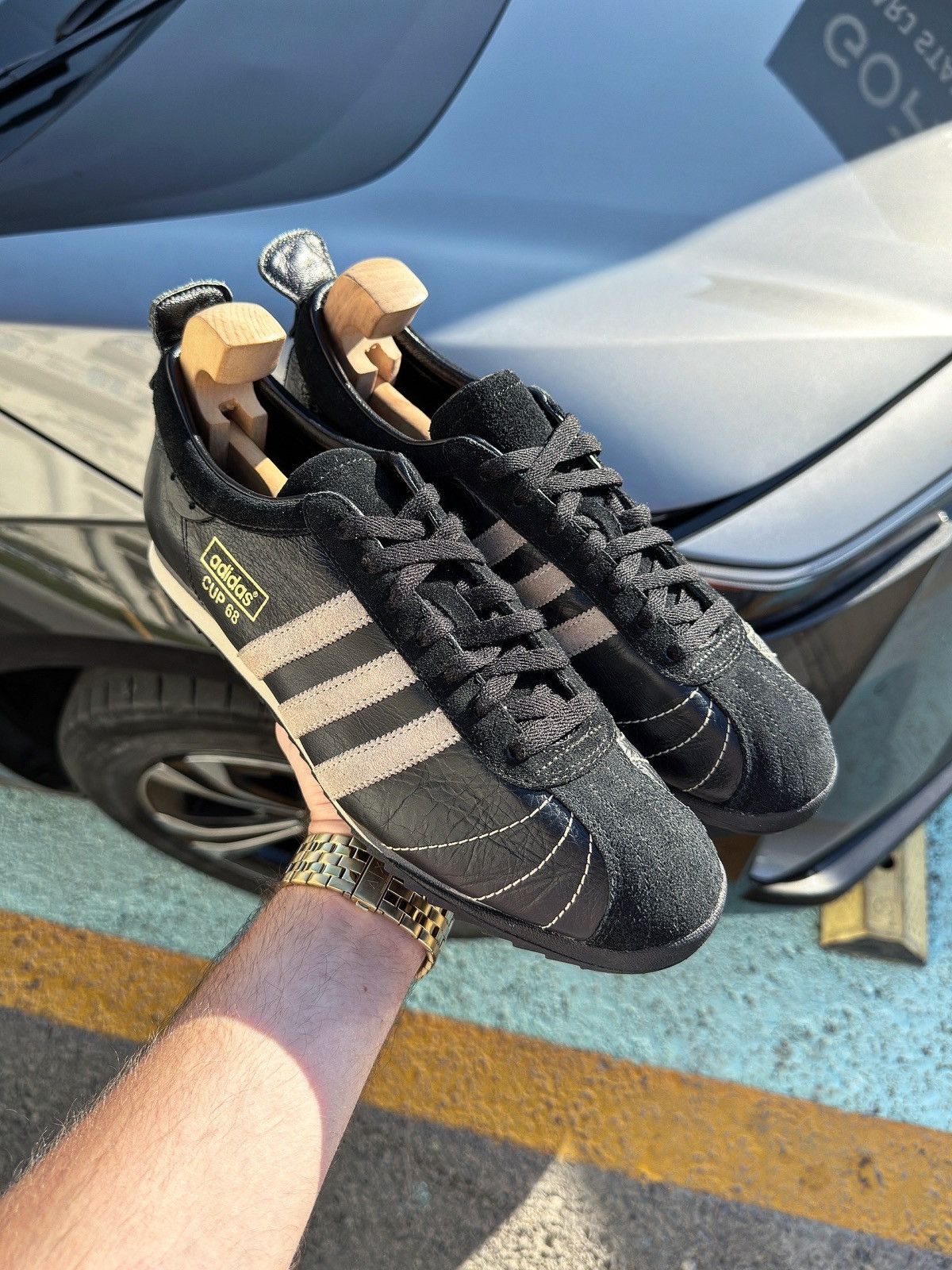 Adidas Archive Adidas CUP 68 (2007) Leather Sneakers Size US 11.5 / EU 44-45 - 1 Thumbnail