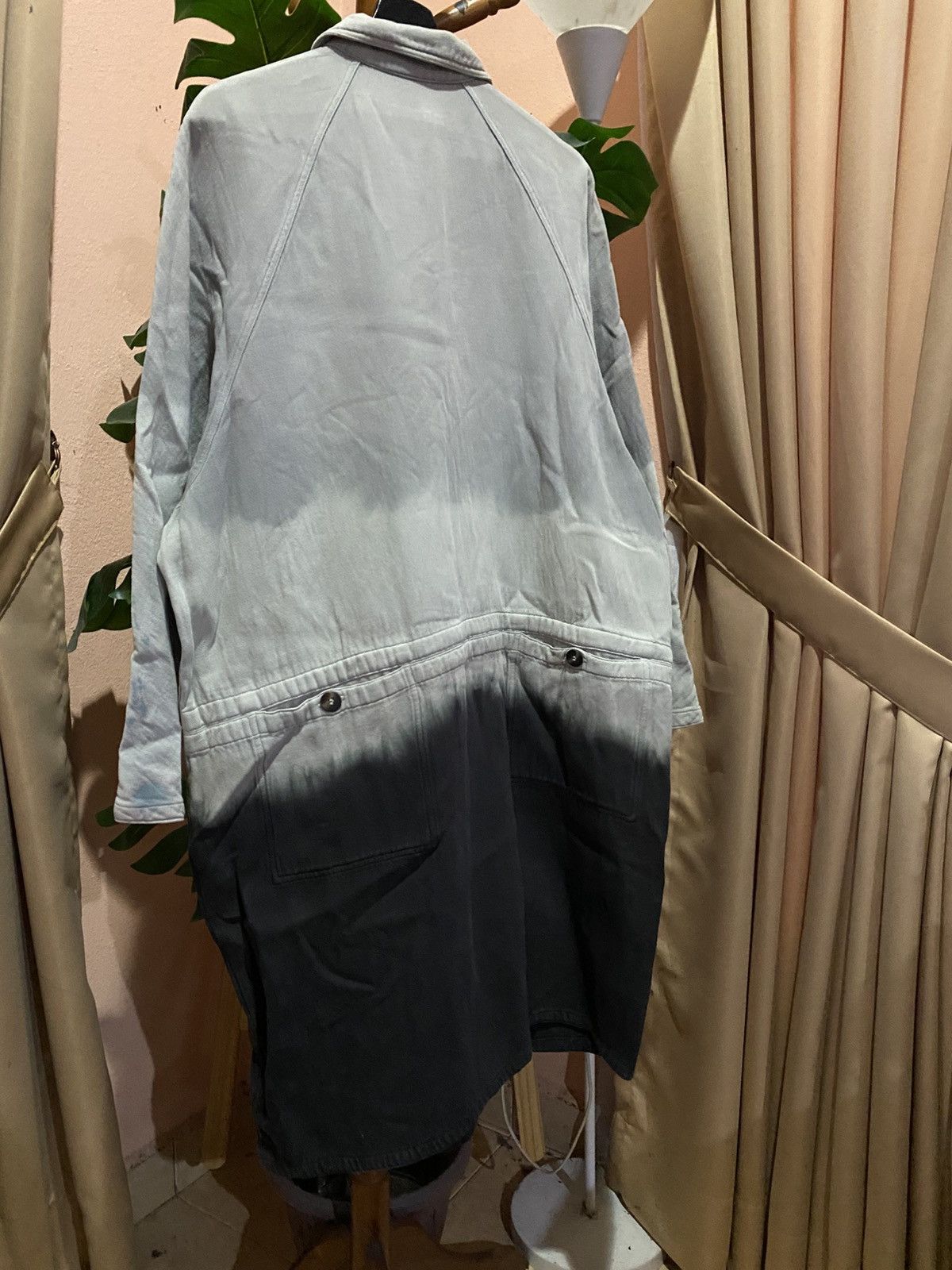 Michiko Koshino London Vintage Mr. Michiko Gradient Trench Coat | 90s Avant-Garde Size US L / EU 52-54 / 3 - 11 Thumbnail
