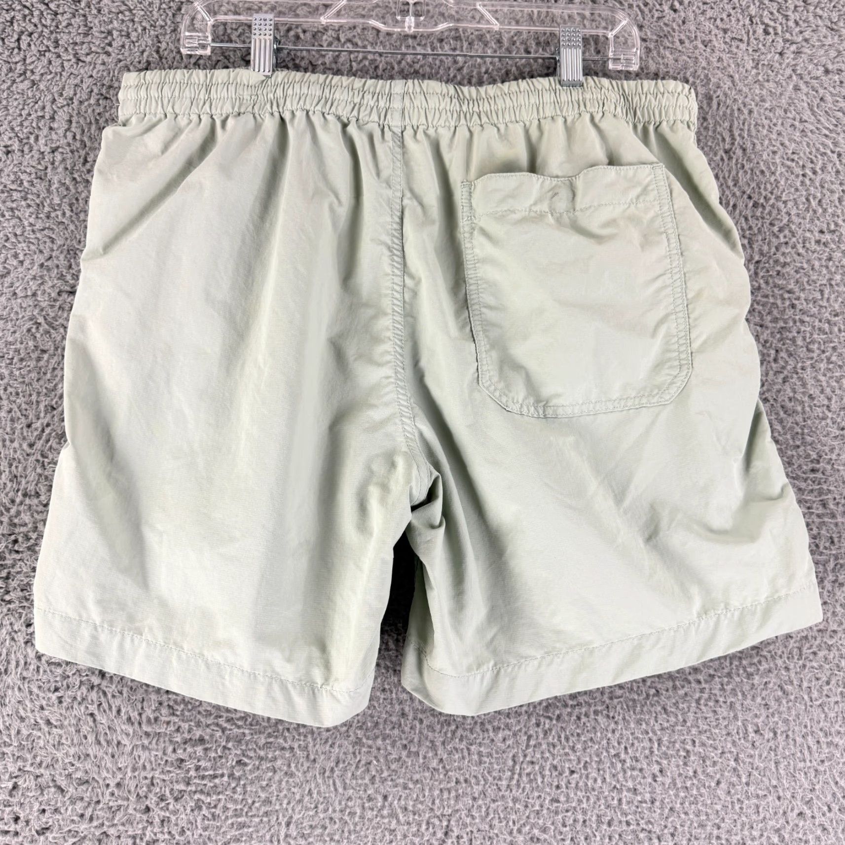 Madewell Madewell (RE)sourced Everywhere Short Mens Large Green Pull On Elastic Waist Chino Pocket Breathable Lightweight Regular Size US 33 - 7 Thumbnail
