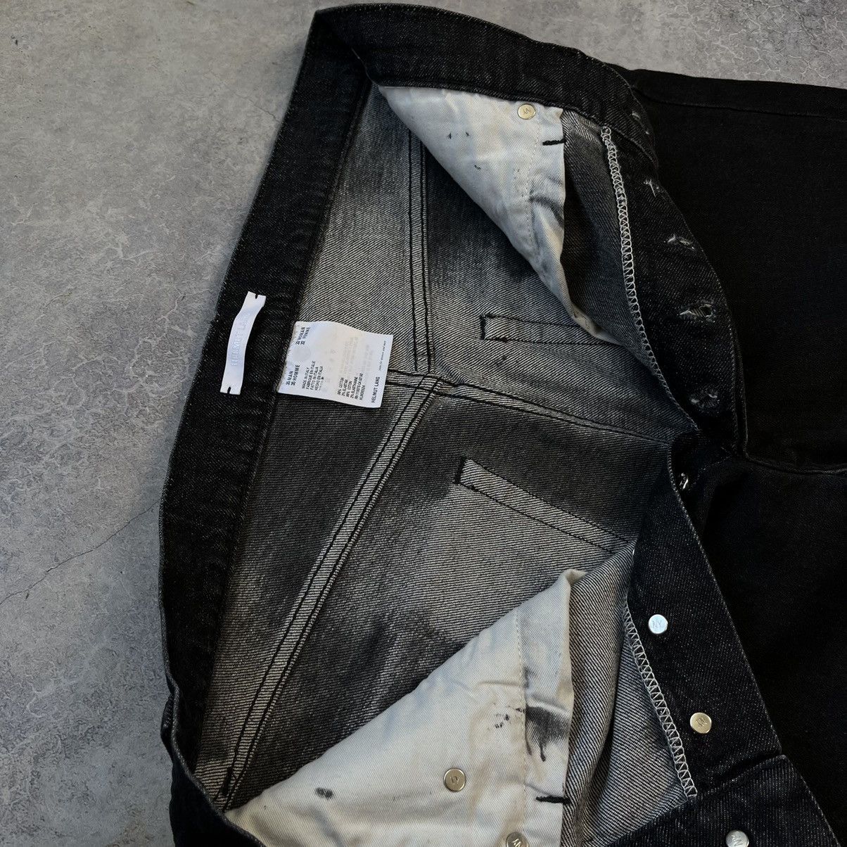 Helmut Lang HELMUT LANG MASK HI STRAIGHT BLACK JEANS Size US 35 - 8 Thumbnail