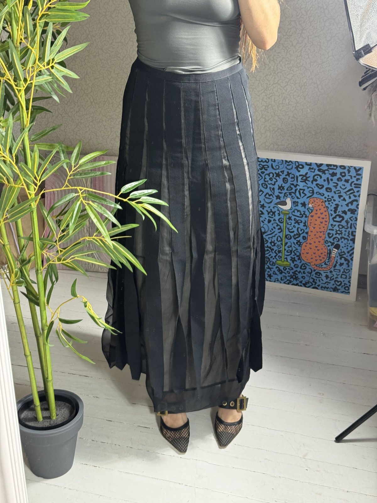 Annette Gortz VINTAGE ANNETTE GORTZ AVANT GARDE MAXI SKIRT Size 30" / US 8 / IT 44 - 1 Thumbnail