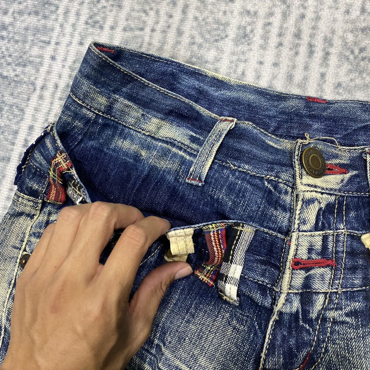 If Six Was Nine Sick☠️ Hysteric Style Double Waist Acid Wash Jeans 80s Size US 30 / EU 46 - 7 Thumbnail