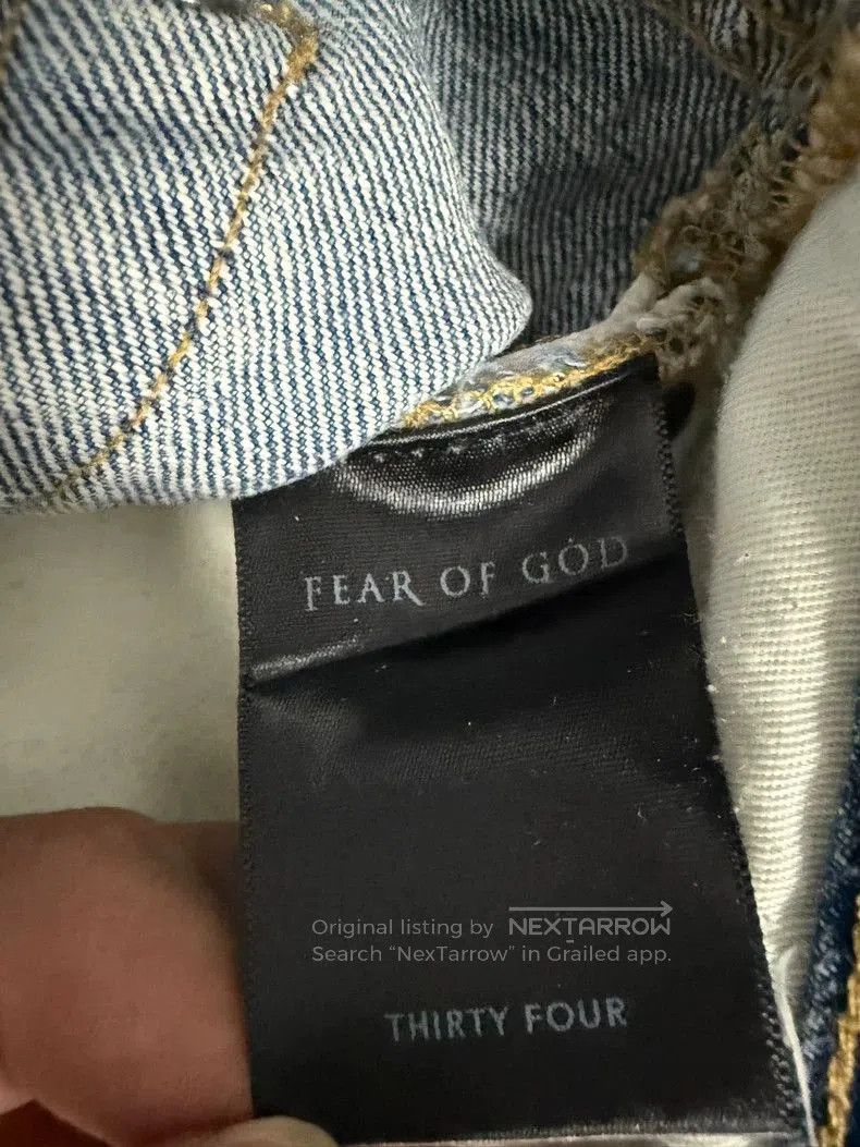 Fear of God Fear Of God 4TH OG Blue Jeans 34. Size US 34 / EU 50 - 6 Thumbnail