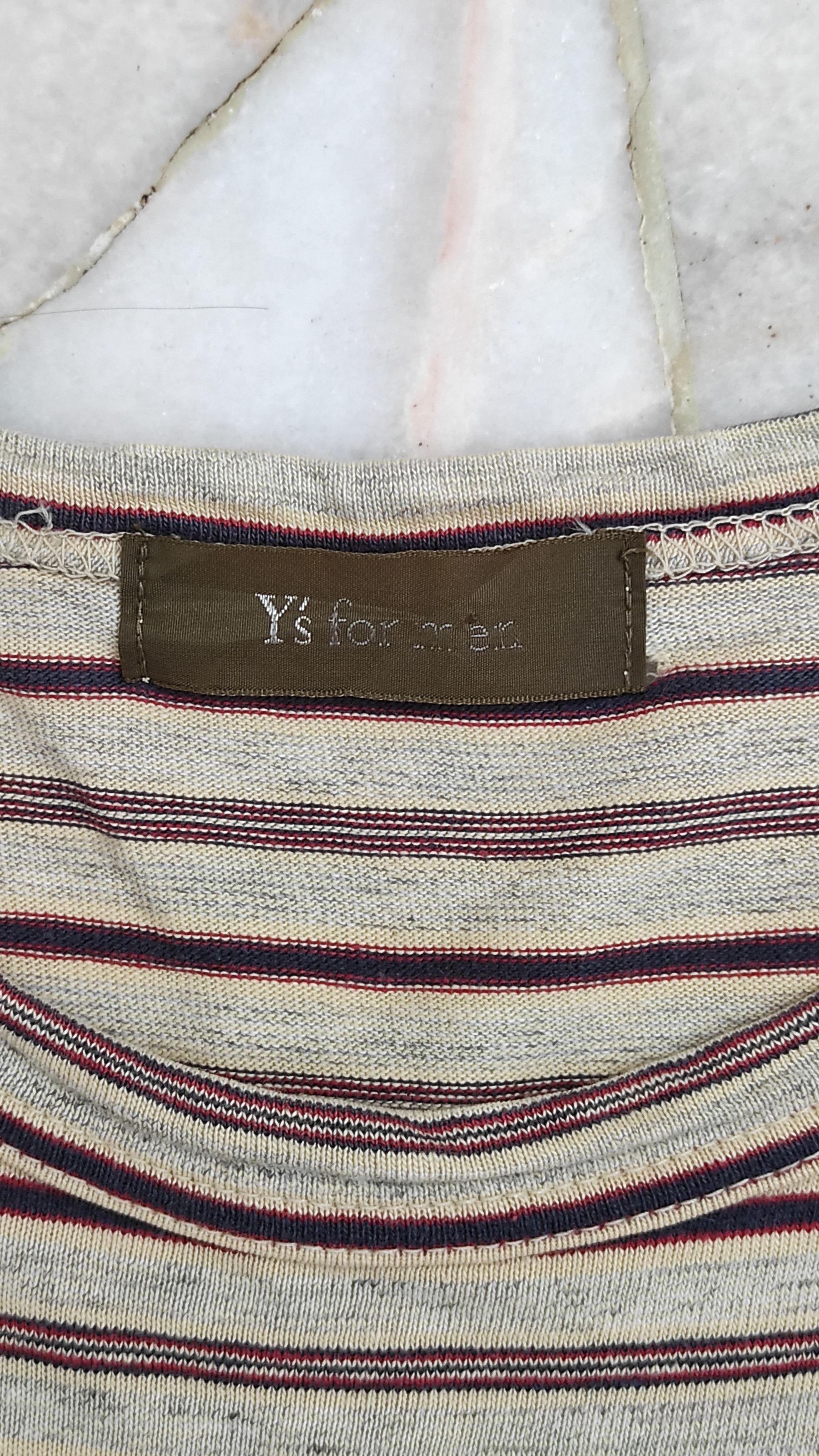 Y's for Men Archive Y's for men "disillusioned" stripes tee Size US L / EU 52-54 / 3 - 3 Thumbnail