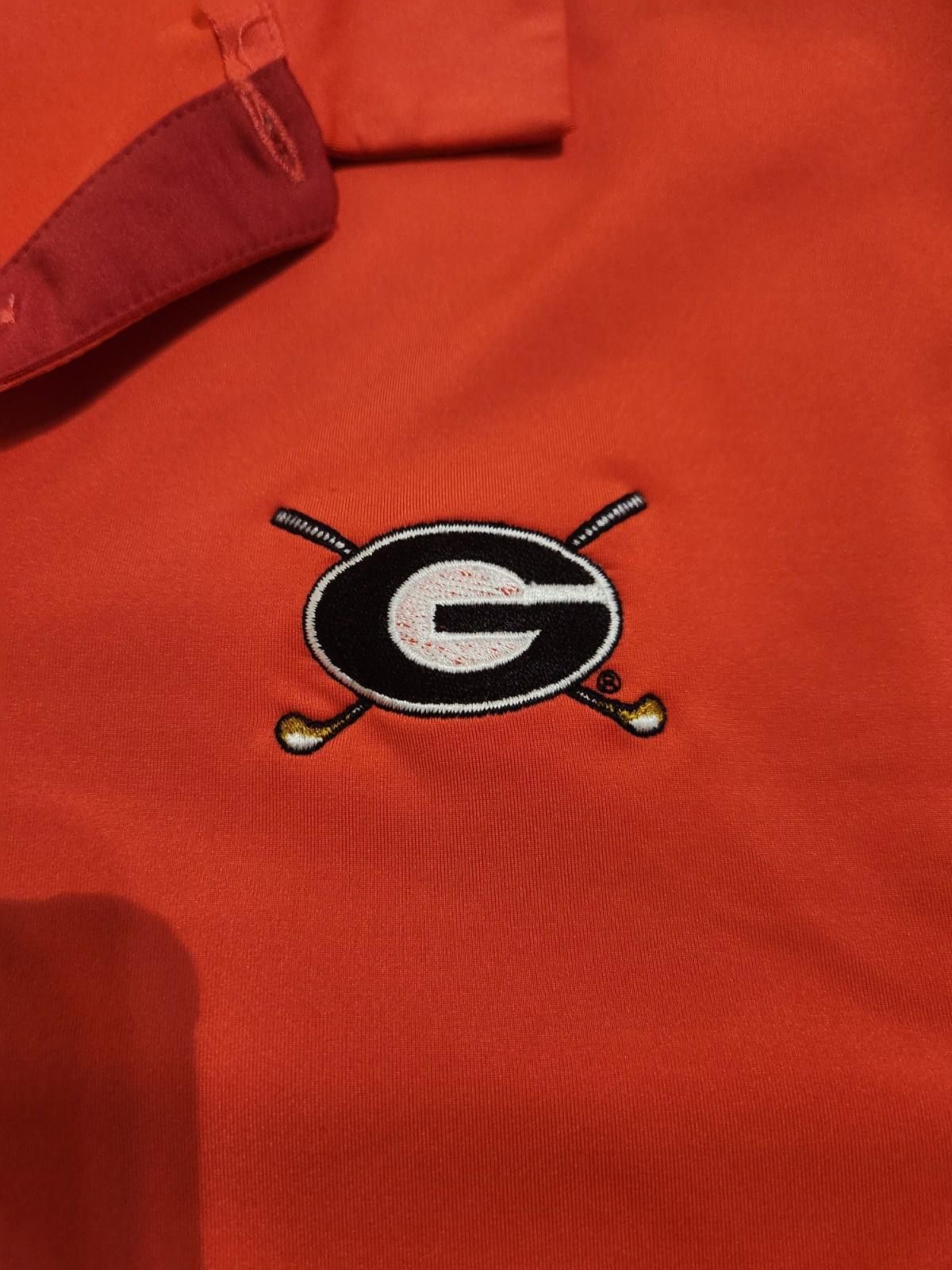 Nike Nike UGA Georgia Bulldogs Dri Fit Golf Performance Shirt M Size ONE SIZE - 2 Thumbnail