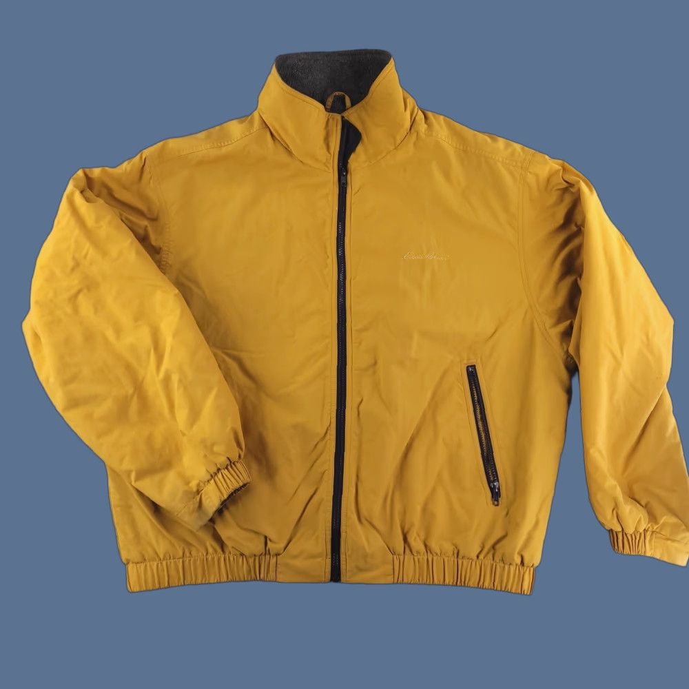 Eddie Bauer Eddie Bauer Jacket Mens XL Yellow Nylon Bomber Insulated Size US XL / EU 56 / 4 - 1 Thumbnail
