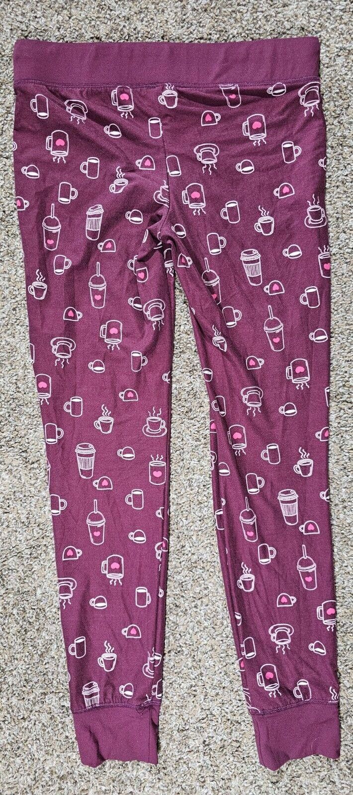Dreamville DREAM brand pajama lounge pants coffee cups size Small Size ONE SIZE - 4 Thumbnail