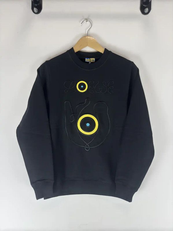 Loewe Loewe Black Women's Sweatshirt with Colorful Design 0089 Size XS / US 0-2 / IT 36-38 - 1 Thumbnail