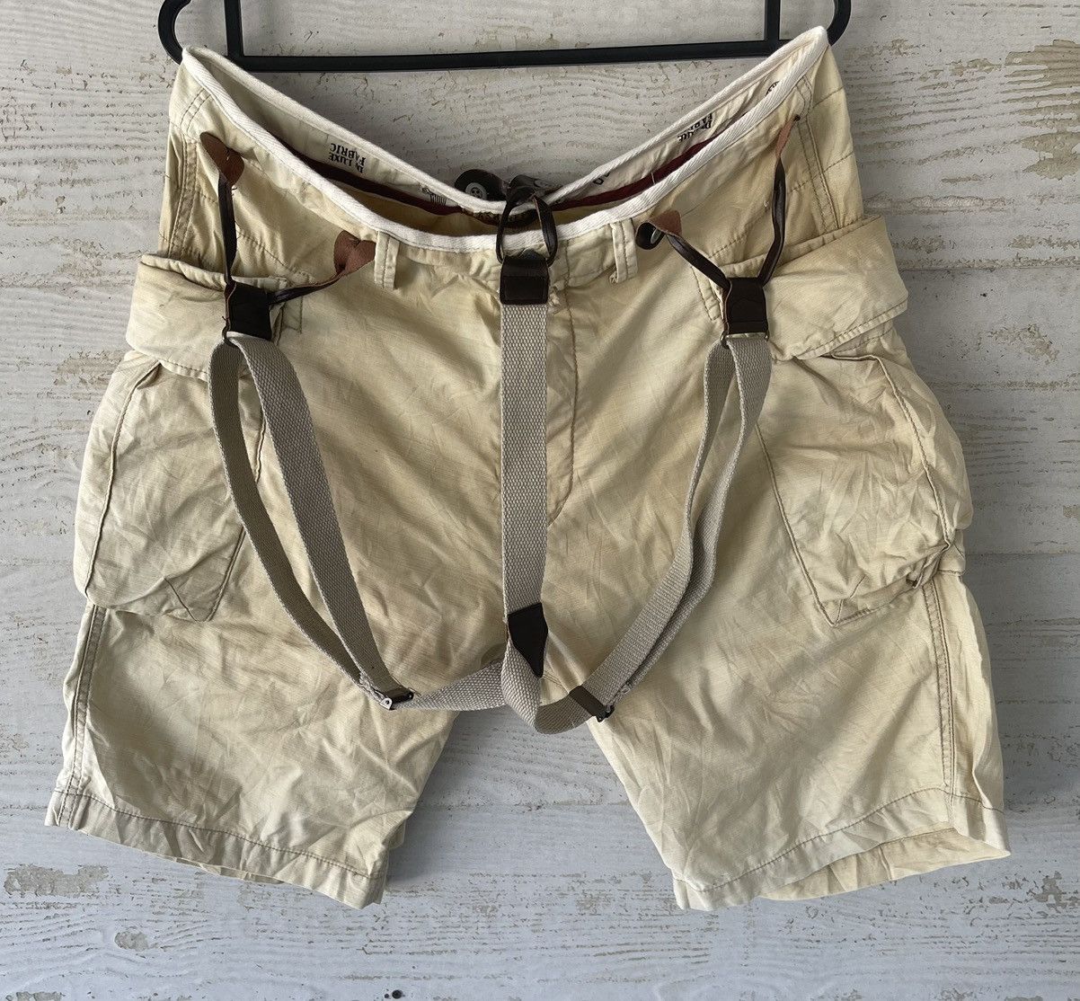 image of Vintage Flash Report Short Pant Bondage Japan in Cream, Men's (Size 34)