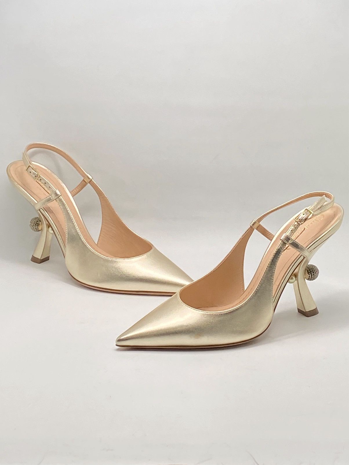 Dior Dior Tribales Metallic Leather Slingback Pump size 37 Size US 7 / IT 37 - 7 Thumbnail