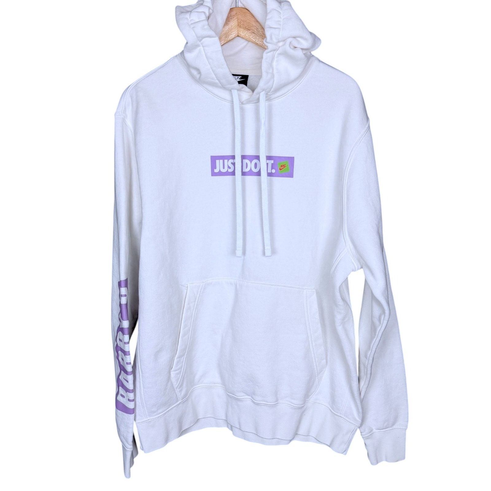 Nike Nike x Barry's Bootcamp Men's Large Retro Purple Logo Hoodie Size US L / EU 52-54 / 3 - 10 Thumbnail