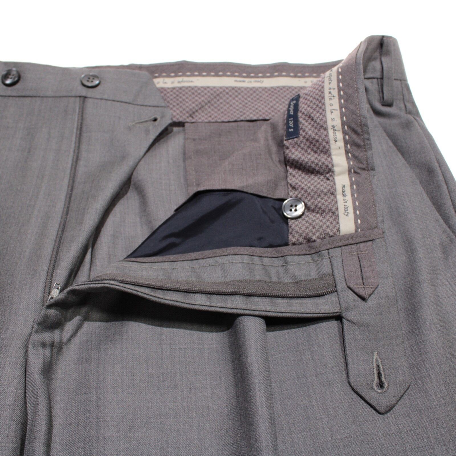 Other Germano New with tags Dress Pants Size 42 US In Gray Size US 42 / EU 58 - 3 Thumbnail