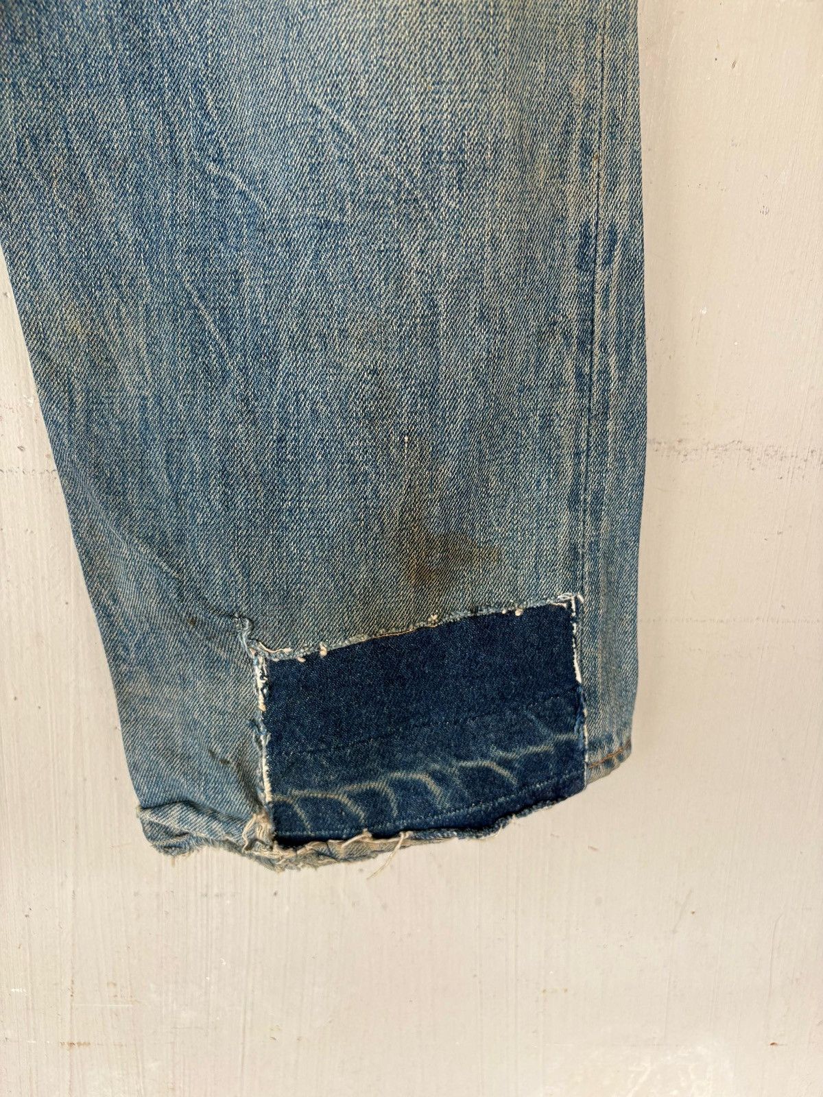 Levi's Vintage Clothing × Vintage VTG 70’s Levi’s 501 Rindem Small e Jeans Button No6 Trash Size US 32 / EU 48 - 14 Thumbnail