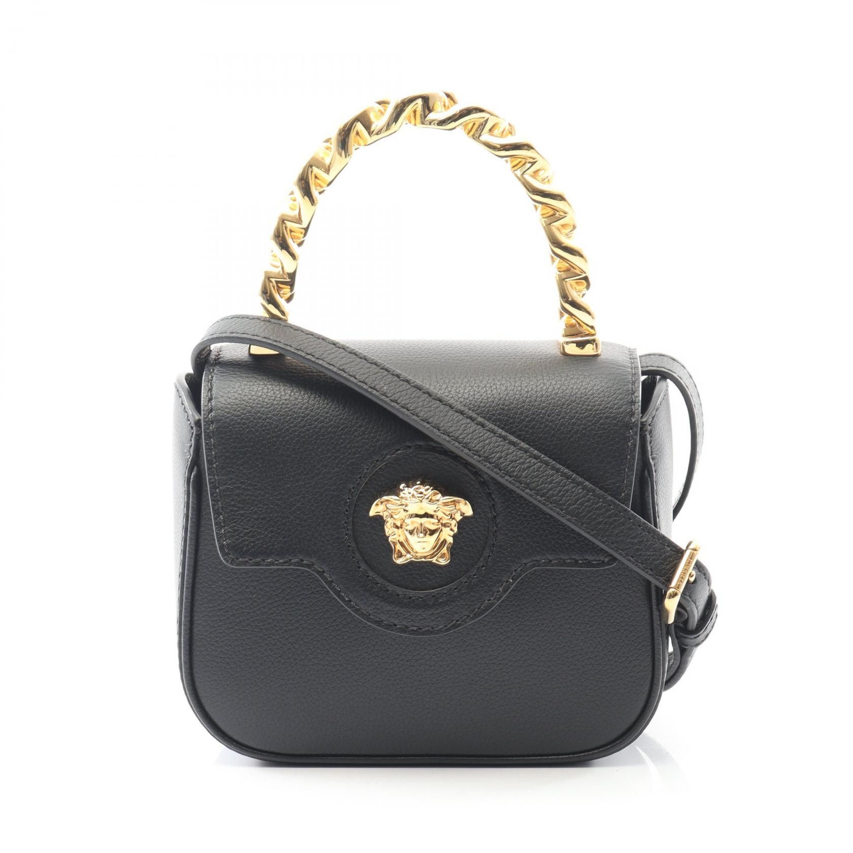 Versace Versace Versace La Medusa Leather Handbag Leather Handbag DUTY FREE for USA Size ONE SIZE - 1 Thumbnail