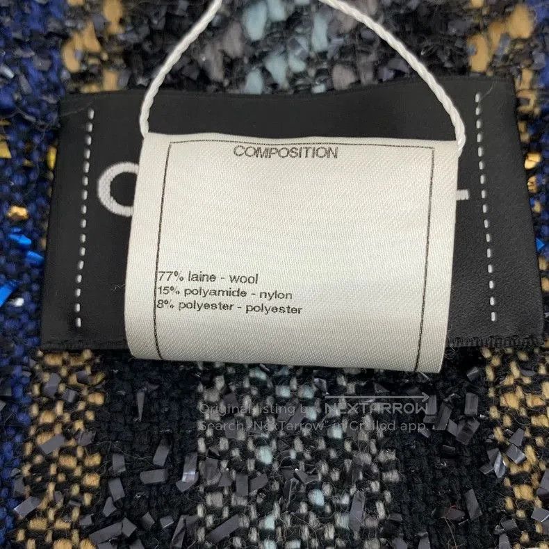 Chanel Chanel Tweed Plaid Wool Coat. Size US XS / EU 42 / 0 - 7 Thumbnail