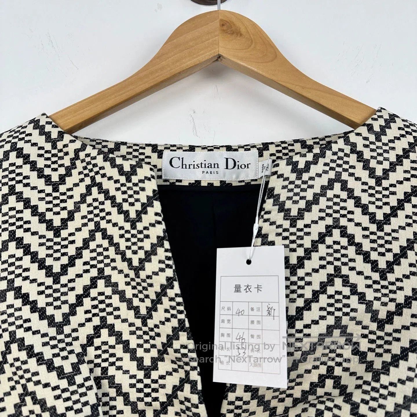 Dior dior wave woven short jacket size 40. Size US XXS / EU 40 - 3 Thumbnail