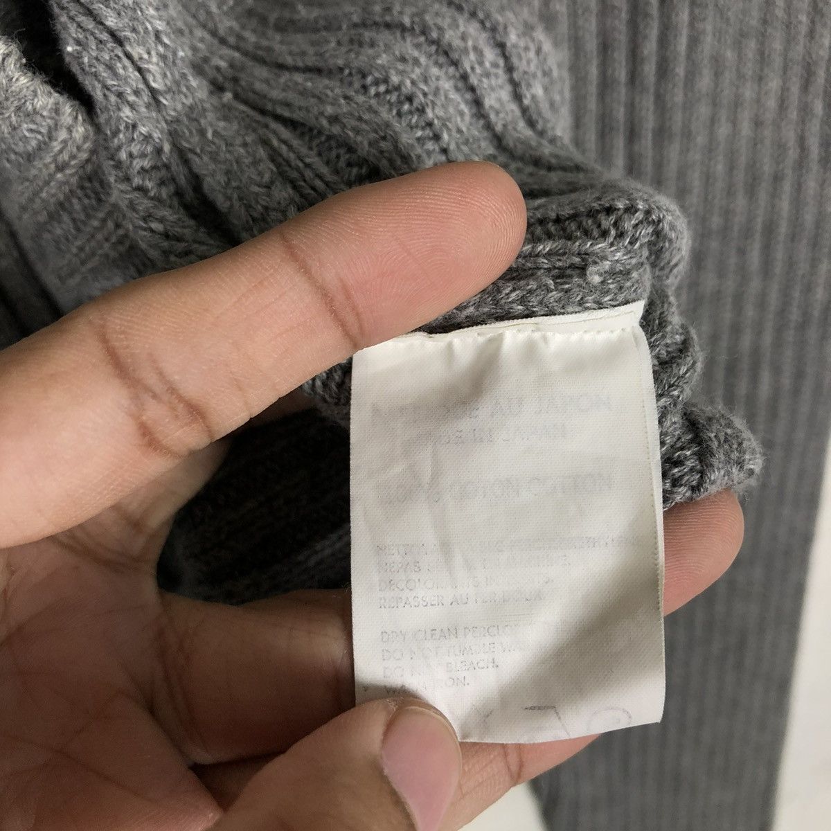 Yohji Yamamoto 🔥TURTLE NECK KNIT SWEATSHIRT Y’S YOHJI YAMAMOTO Size US M / EU 48-50 / 2 - 12 Thumbnail