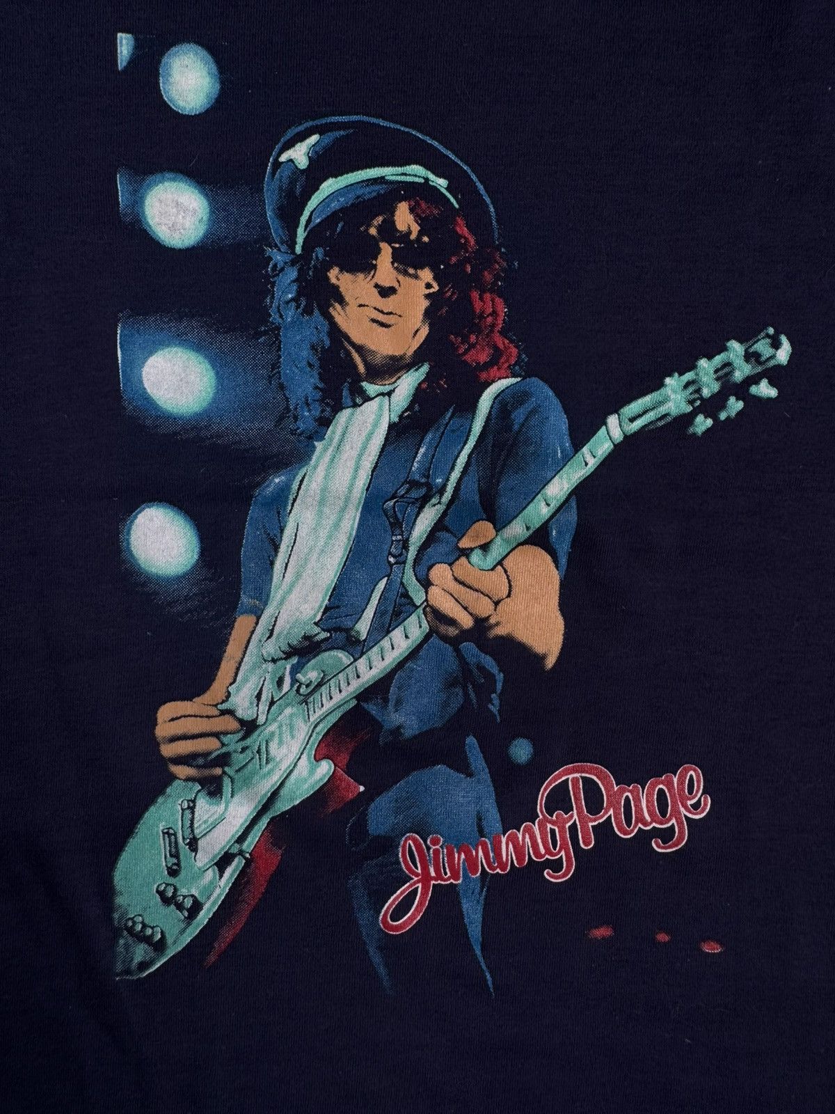 Vintage Vintage Jimmy Page 80s The Firm Tee Single Stitch Band Tee Size US L / EU 52-54 / 3 - 3 Thumbnail