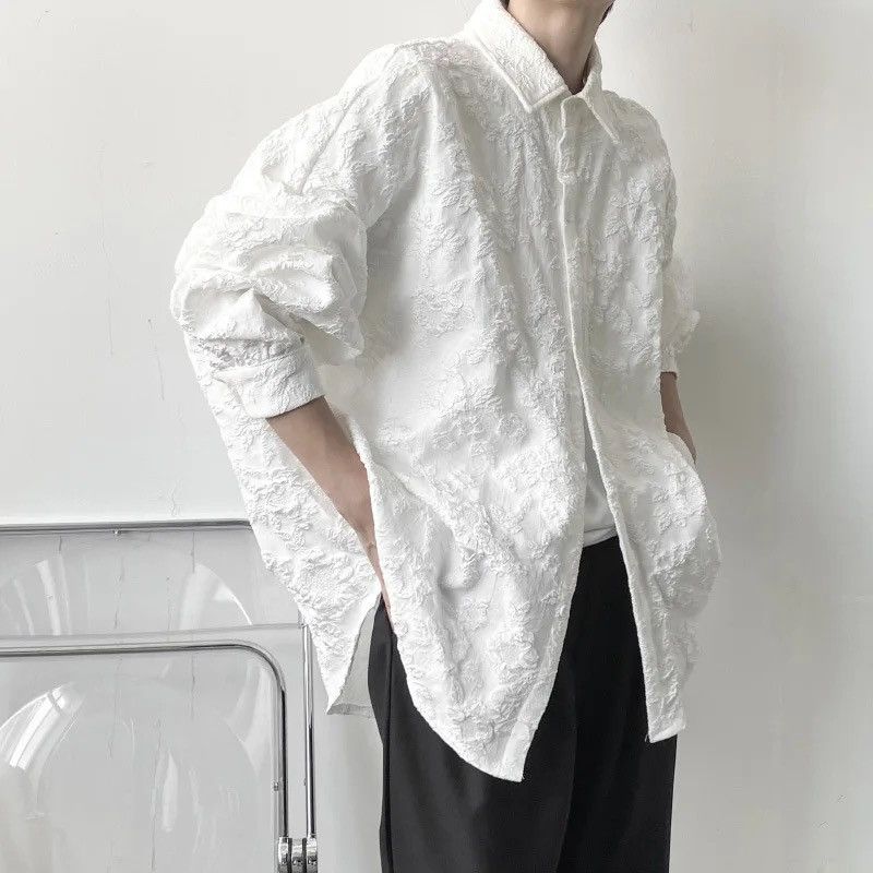 Japanese Brand × Vintage Streetwear Japanese Retro Style Shirt Long Sleeve Size US L / EU 52-54 / 3 - 1 Thumbnail