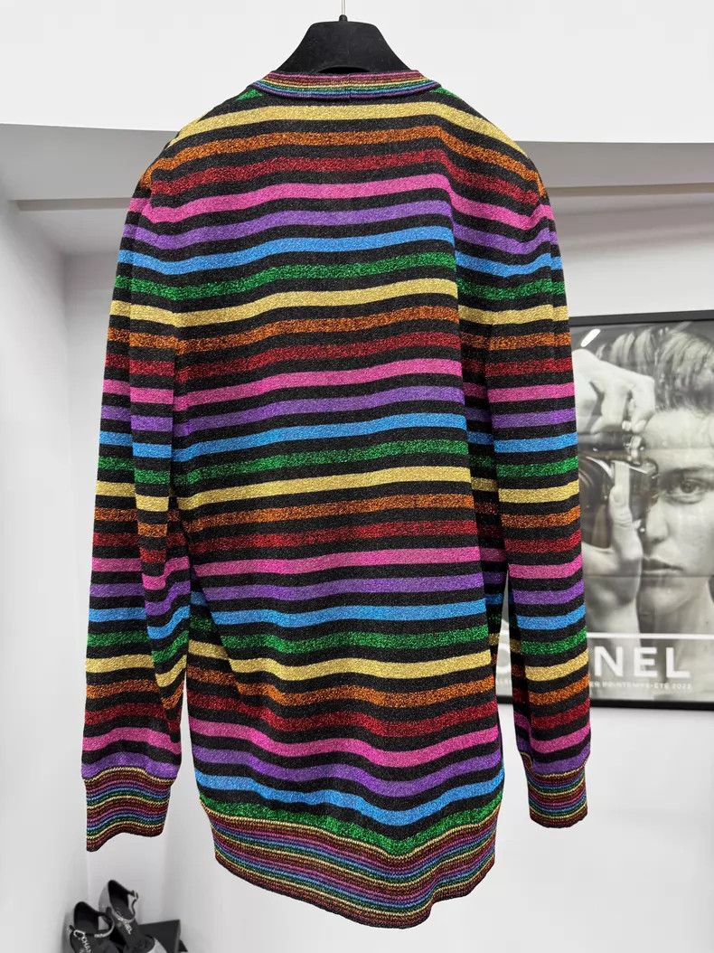 Gucci Gucci Colorful striped cardigan jacket Size M / US 6-8 / IT 42-44 - 3 Thumbnail