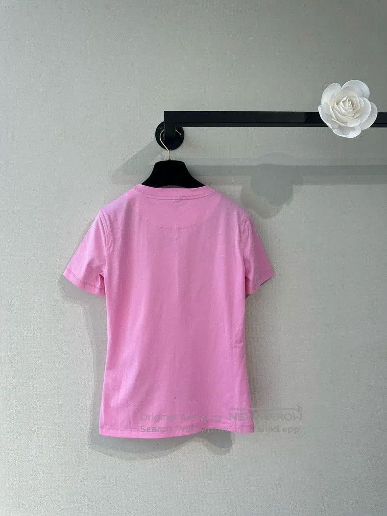 Hermes Hermes Pink T-shirt with Pig Nose Size XXS / US 00 / IT 34 - 5 Thumbnail