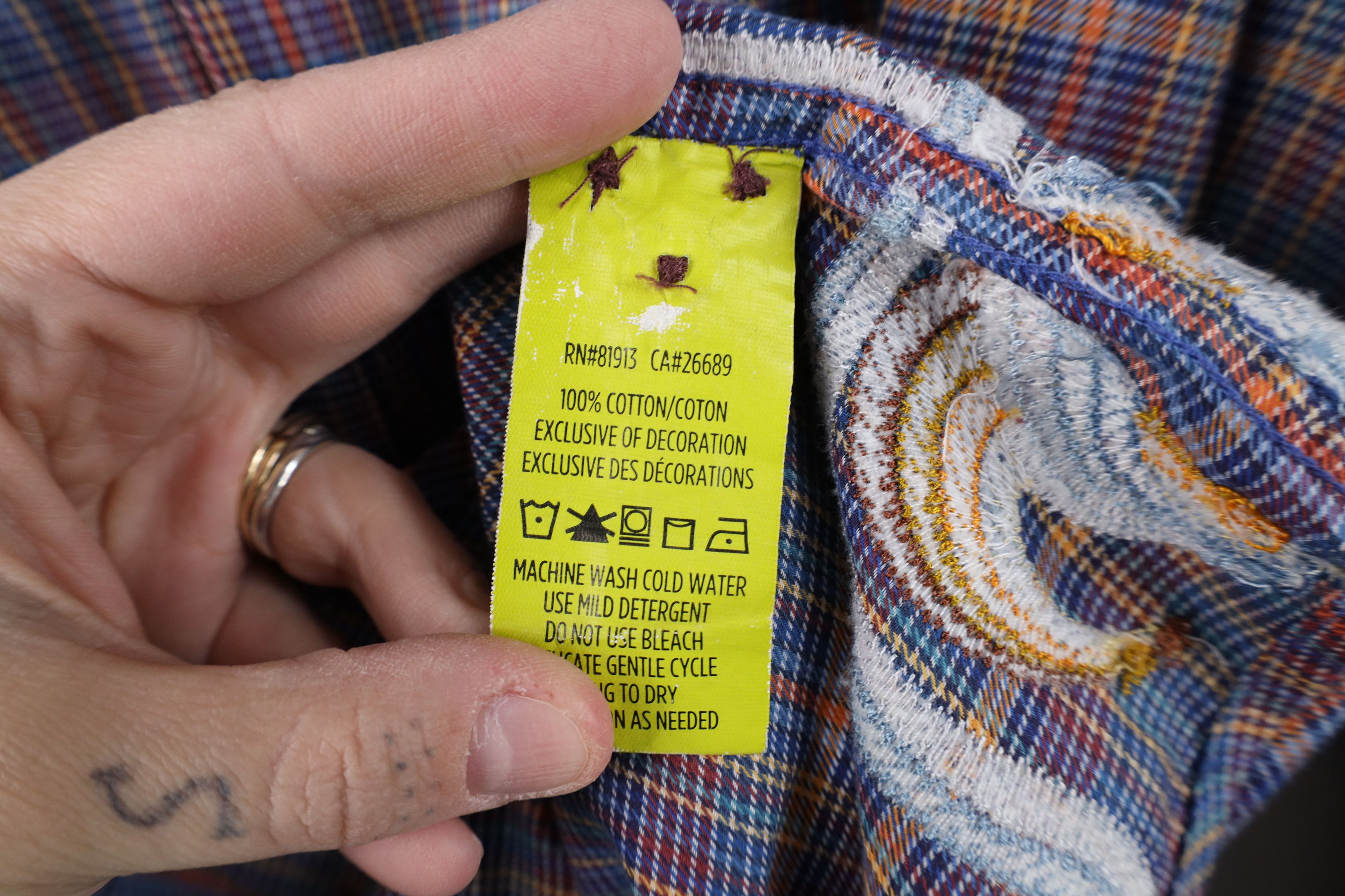 Robert Graham Robert Graham NYC Manhattan Flip Cuff Collared Button Shirt Size US XXL / EU 58 / 5 - 13 Thumbnail