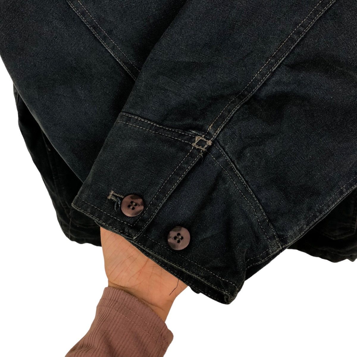 Japanese Brand VINTAGE CHORE DENIM WORK JACKET UNION BAY ISSEY MIYAKE Size US M / EU 48-50 / 2 - 11 Thumbnail