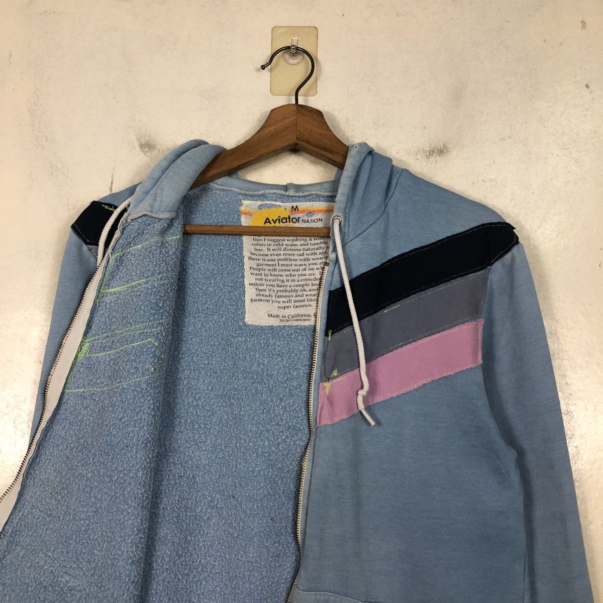 Vintage 📌Vintage Zipper Hoodie Aviator Nation Military Big Logo Size US M / EU 48-50 / 2 - 14 Thumbnail