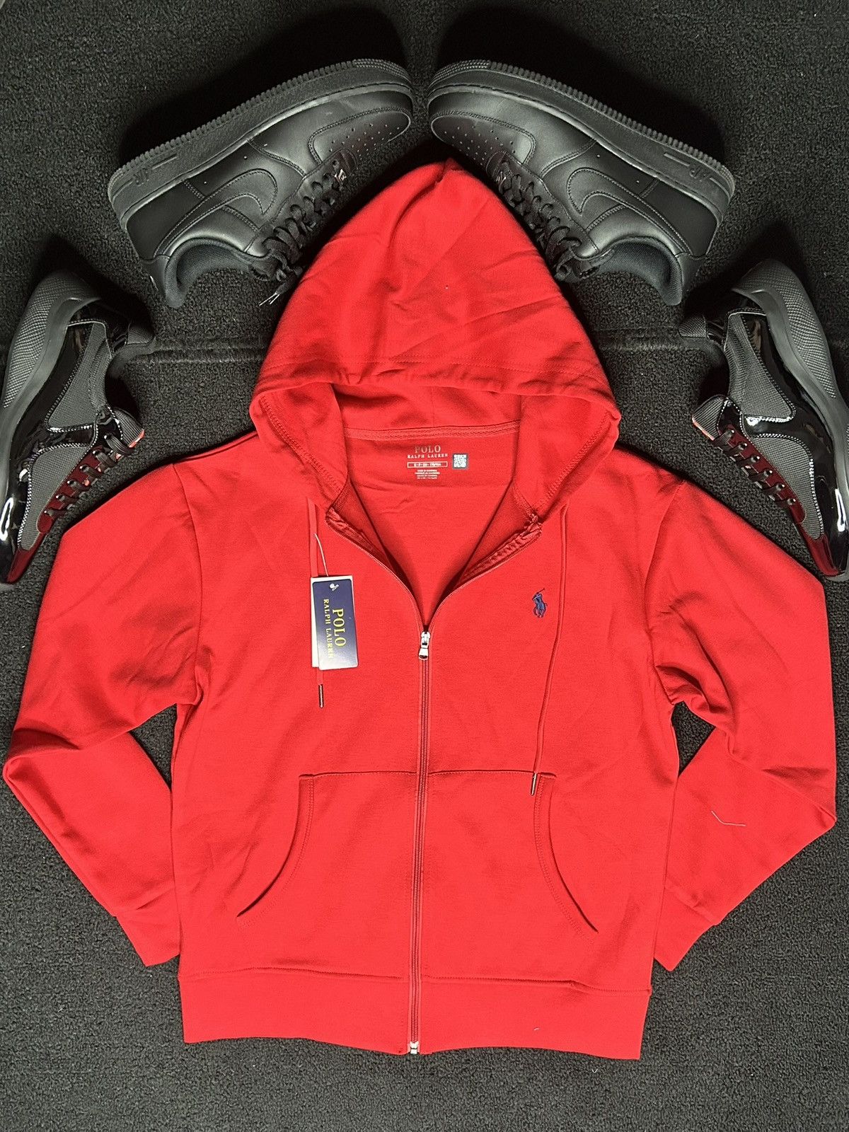 Polo Ralph Lauren Polo Ralph Lauren Men's Double-Knit Full-Zip Hoodie Size US M / EU 48-50 / 2 - 3 Thumbnail