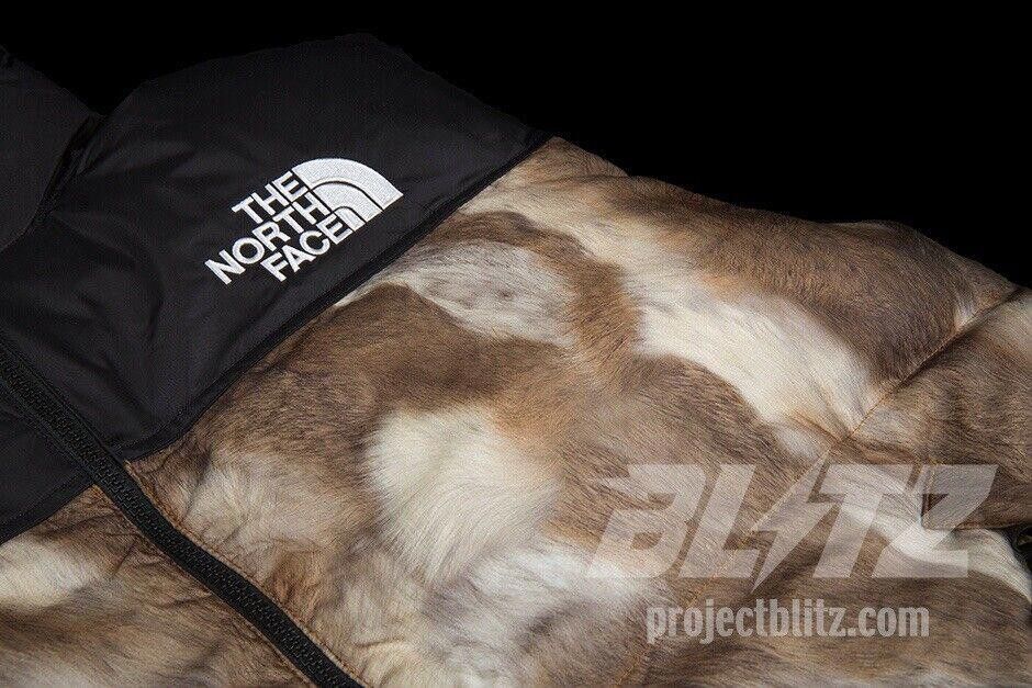 Supreme FW13 SUPREME THE NORTH FACE TNF FUR PRINT NUPTSE VEST BROWN Size US S / EU 44-46 / 1 - 4 Thumbnail