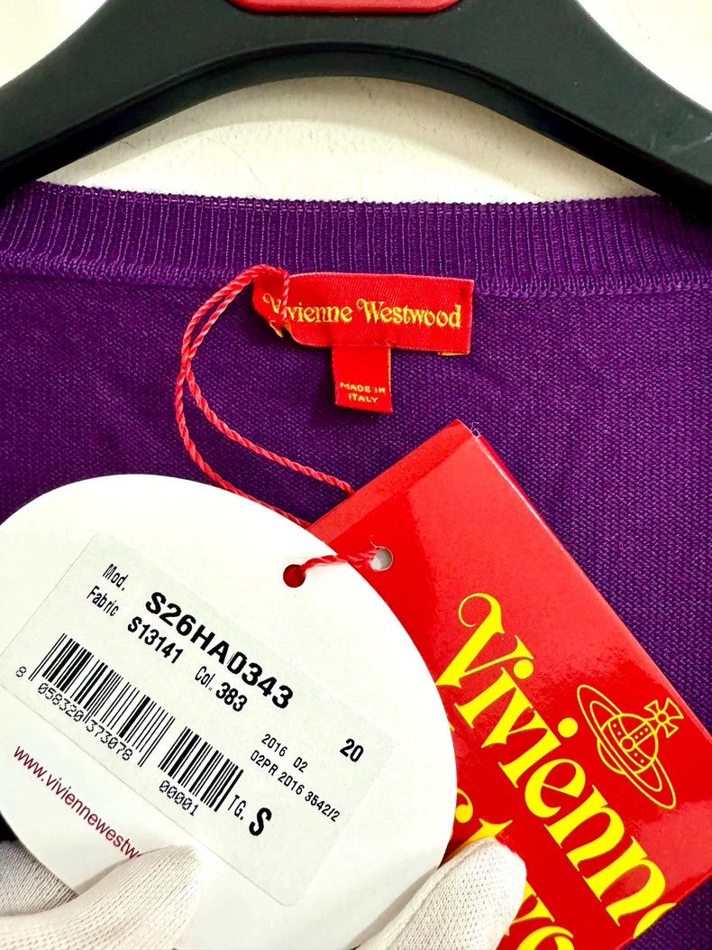 Vivienne Westwood Vivienne Westwood Lady's short-sleeved sweater Size S / US 4 / IT 40 - 2 Thumbnail