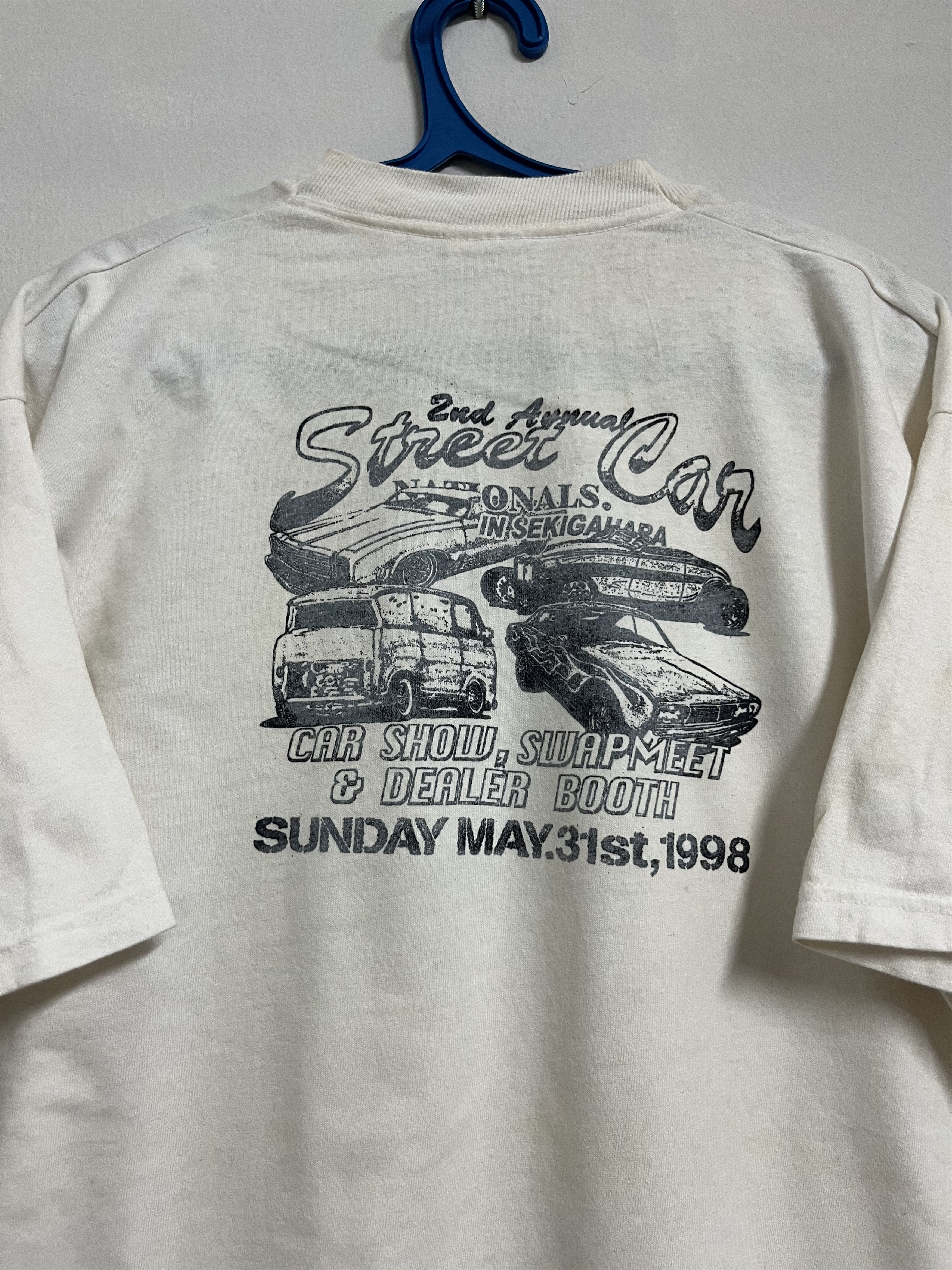 Vintage 💥Japan 2nd Annual Street Car ONALS In Sekigahara Size US L / EU 52-54 / 3 - 1 Thumbnail
