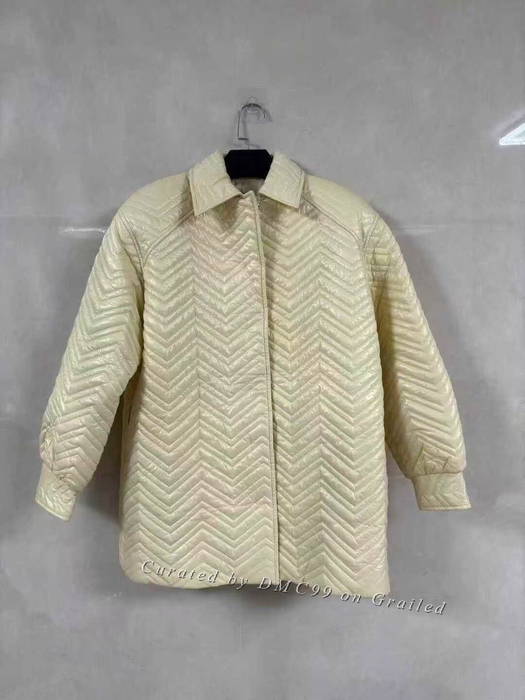 Gucci Gucci Beige Quilted Cotton Coat Size S / US 4 / IT 40 - 1 Thumbnail