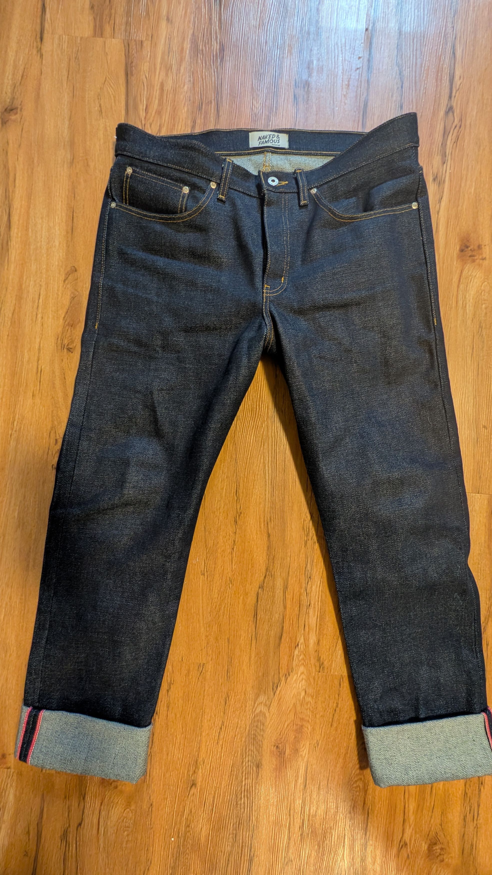 Naked & Famous Elephant 14 - Dirty Elephant Selvedge Weird Guy Size US 36 / EU 52 - 1 Thumbnail