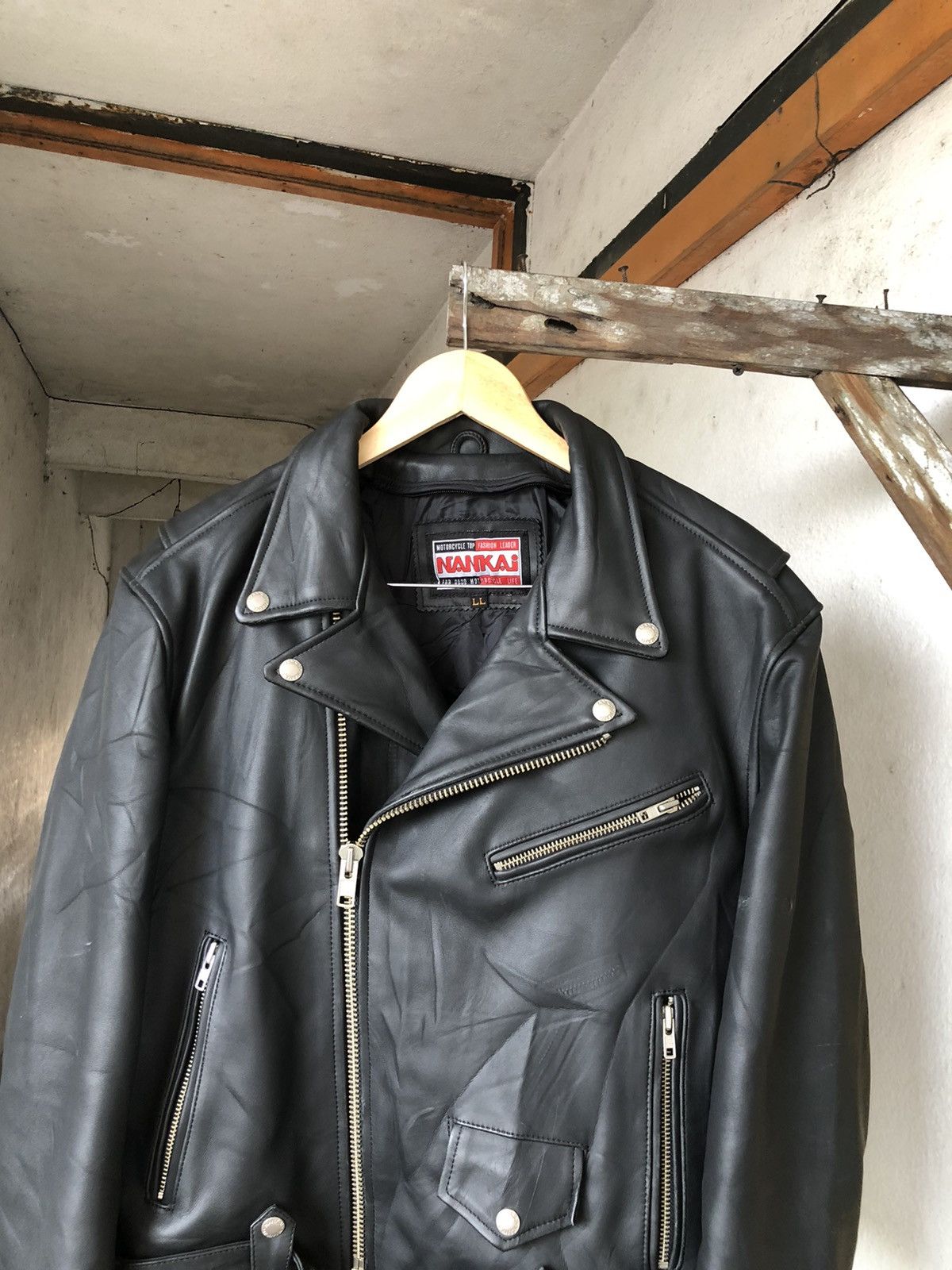Harley Davidson Vintage Nankai x Harley Davidson Perfecto Leather Jacket Size US XL / EU 56 / 4 - 8 Thumbnail
