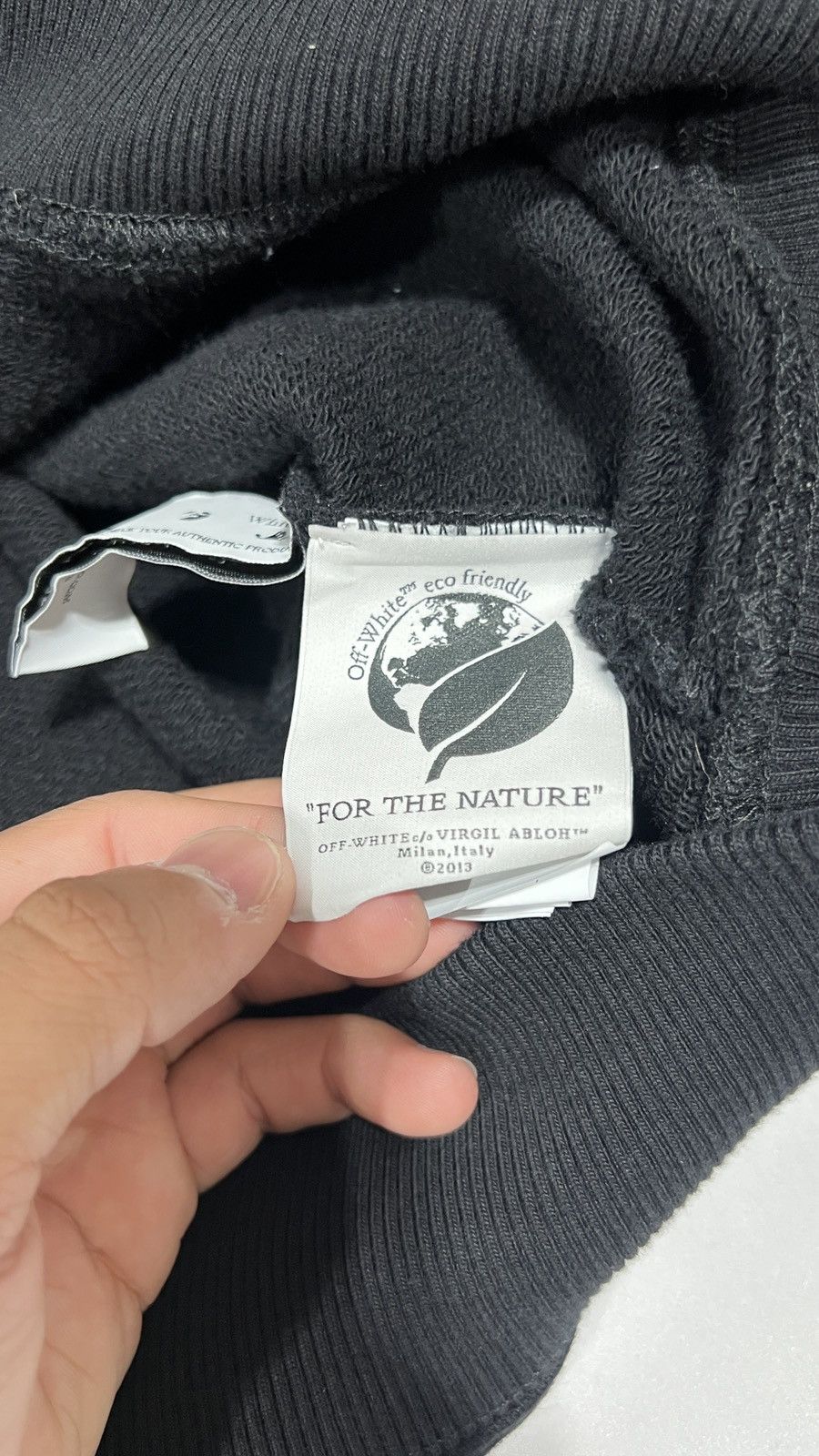 Off-White Off-White Black Classic Logo Hoodie Size US XL / EU 56 / 4 - 4 Thumbnail