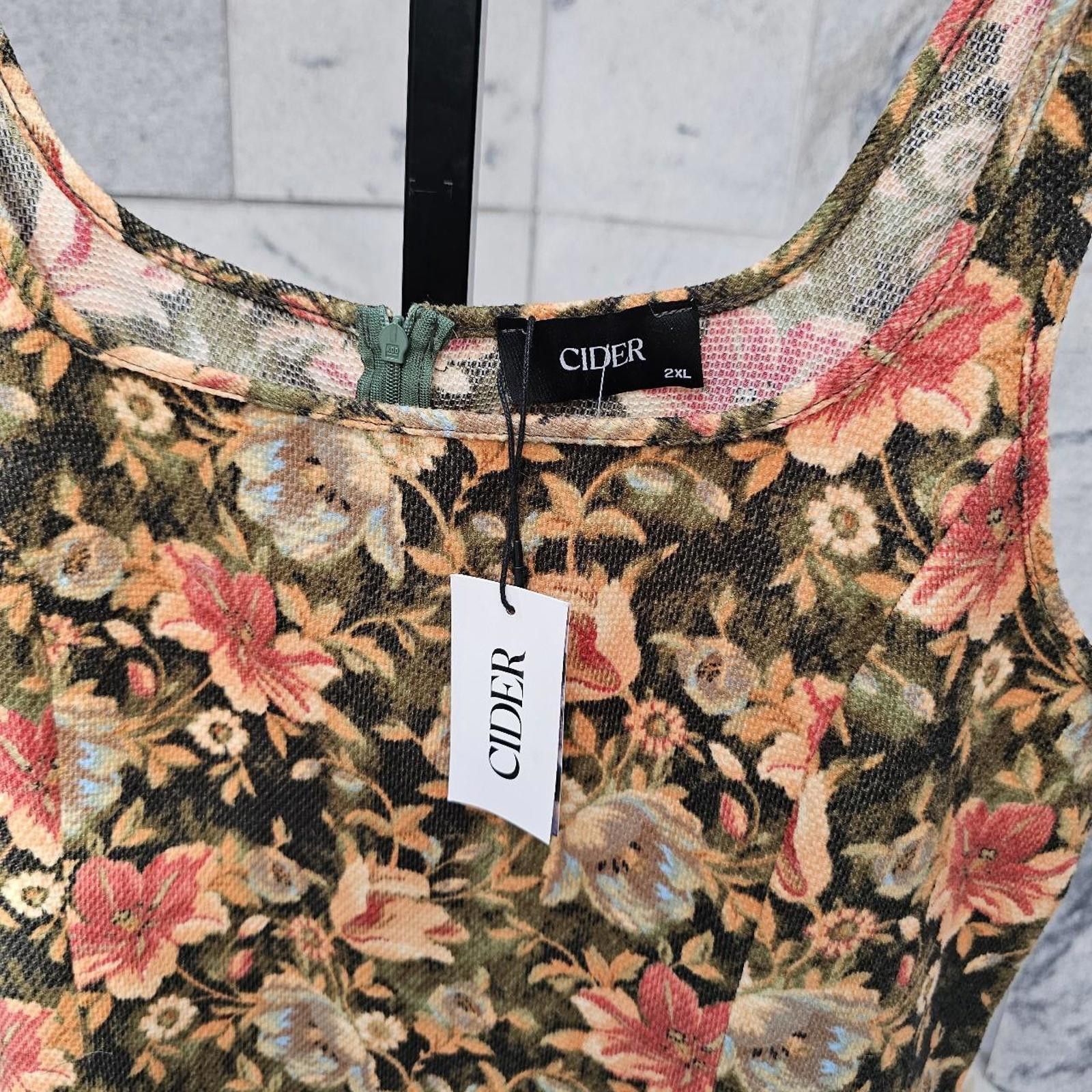 Cyderhouse Cider Women's Multicolored 2X Floral Dress Size XXL / US 16-18 / IT 52-54 - 5 Thumbnail