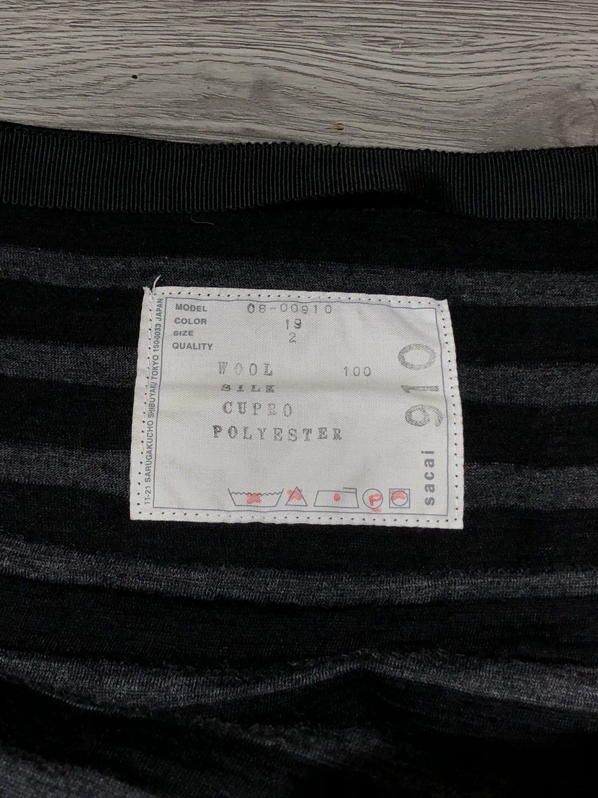Sacai 2008 sacai FRILL DOCKING BOATNECK Size M / US 6-8 / IT 42-44 - 2 Thumbnail