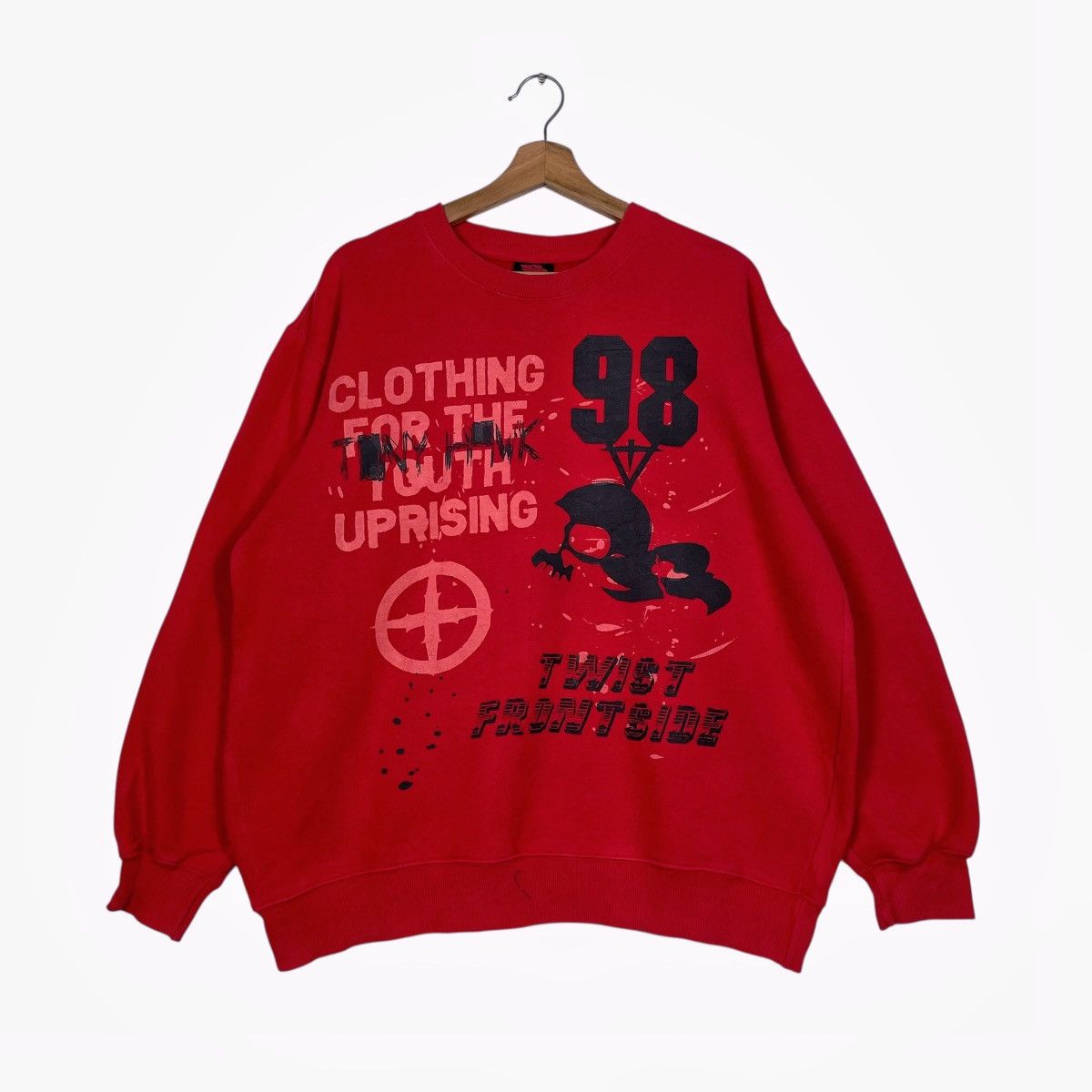 Tony Hawk Tony Hawk Skate Boarding Crewneck Sweatshirt Size US L / EU 52-54 / 3 - 1 Thumbnail