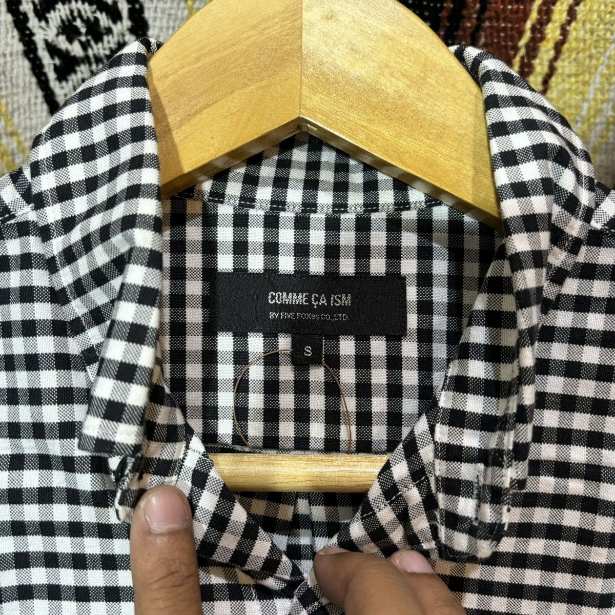 Comme Ca Ism × Designer × Japanese Brand Vintage Comme ca Ism button-up Ls Shirt Size US S / EU 44-46 / 1 - 3 Thumbnail