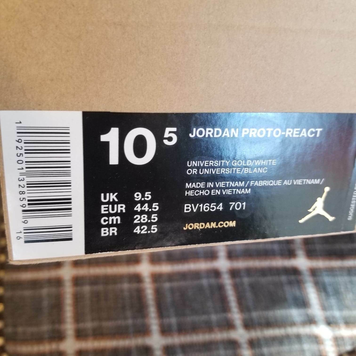 Jordan Brand ⭐Jordan Proto-React Yellow 10.5 Men Shoes Space Aesthetic Li Size US 10.5 / EU 43-44 - 8 Thumbnail