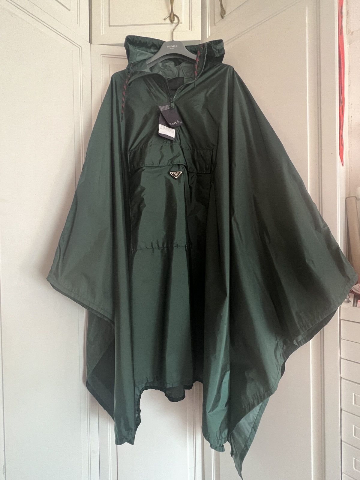 Prada 🔥🏕️ Prada Raf Simons Outdoor collection raincoat cape poncho Size US S / EU 44-46 / 1 - 3 Thumbnail