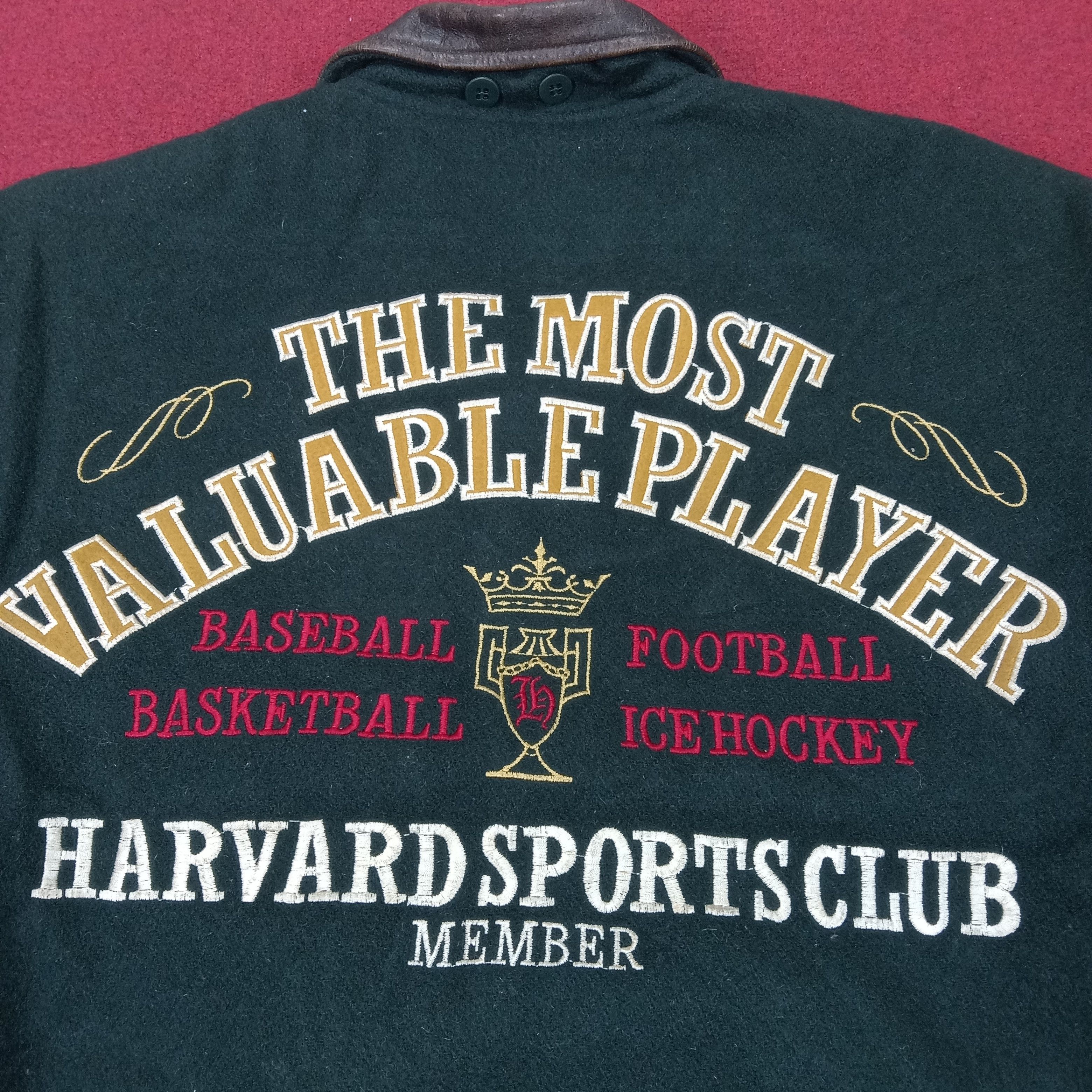 Harvard Sports Club Member Varsity Jacket Streetwear Style