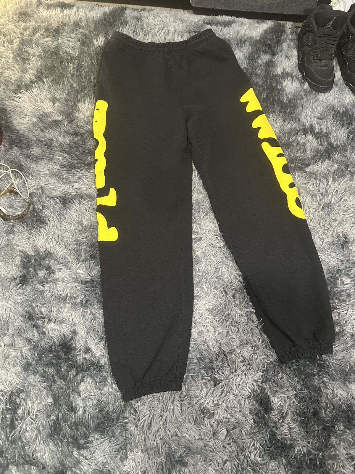 Sp5der Sp5der Beluga Sweatpants Black/Yellow Size US 32 / EU 48 - 1 Thumbnail