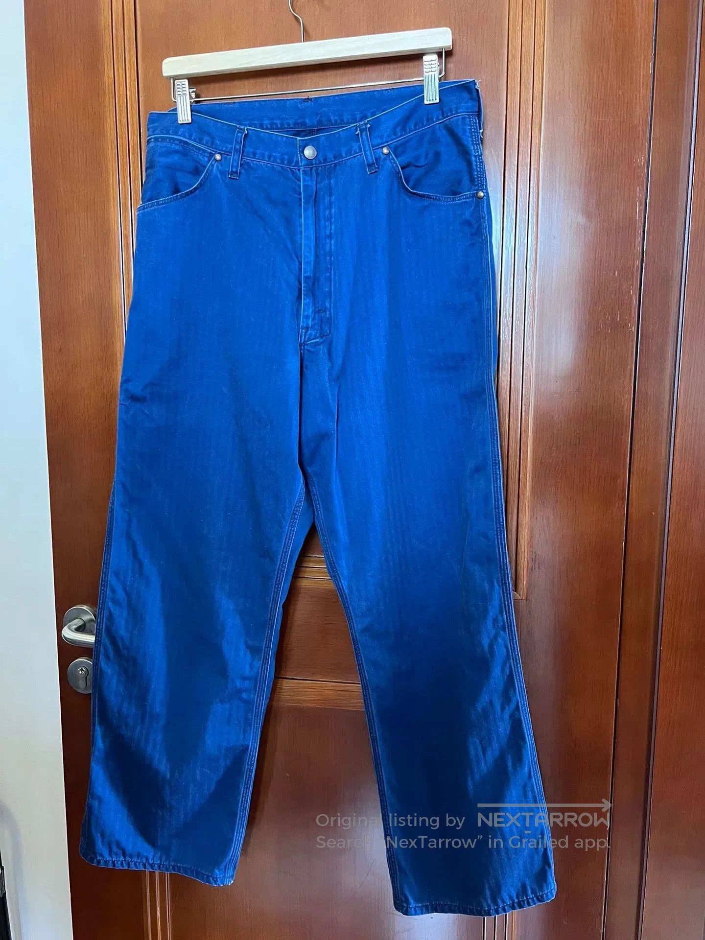 Beams Plus Beams Plus Blue Dyed Slim Fit Trousers. Size US 28 / EU 44 - 1 Thumbnail
