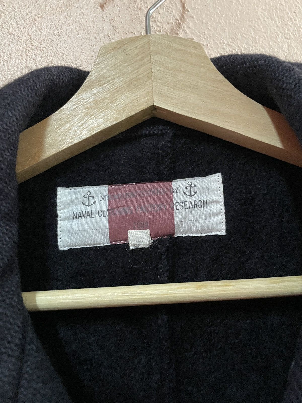 General Research × Naval Clothing Factory Vintage Navy Naval Clothing Factory WW2 Black Wool Pea Coat Size US M / EU 48-50 / 2 - 1 Thumbnail
